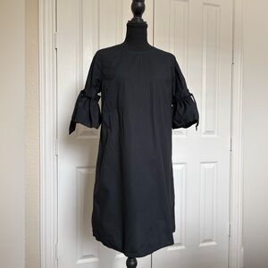 Who What Wear Black Dress with bell sleeves